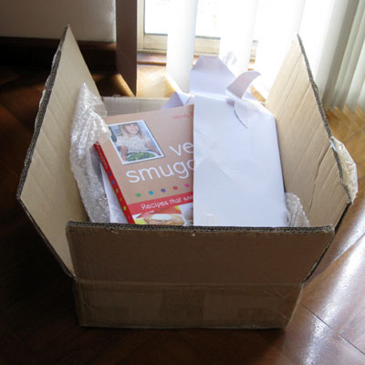 Advance copies of The Vegie Smugglers Cookbook!