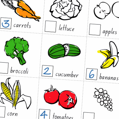 vegie smugglers healthy eating worksheet