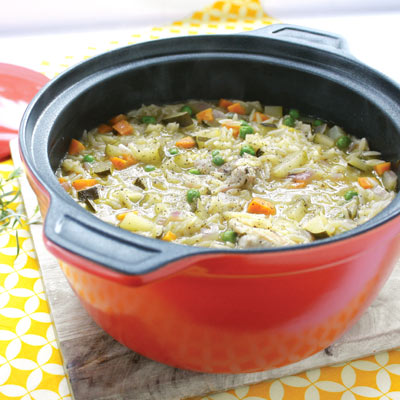 chicken and tarragon one pot winter warmer by vegie smuggers