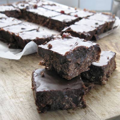 fruit chocolate slice recipe