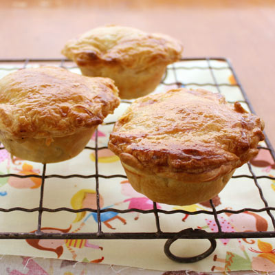 Chicken pies.