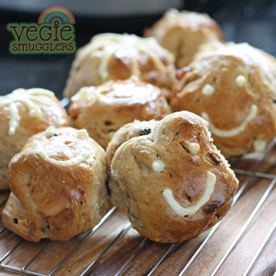 The cheeriest (and most secular) hot cross buns.
