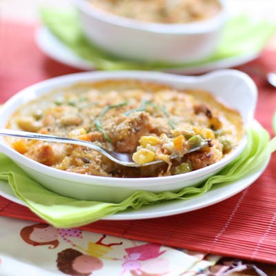 Salmon mornay. Truly. With a bit of paprika - delicious.