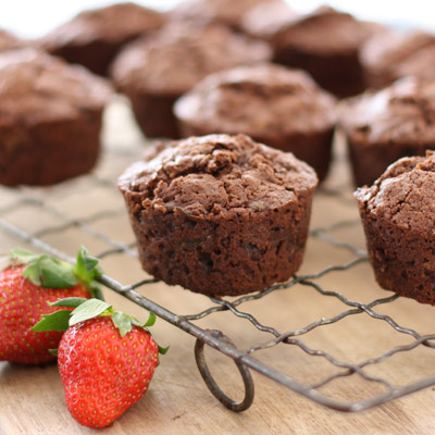An all time favourite - chocolate, bran & zucchini