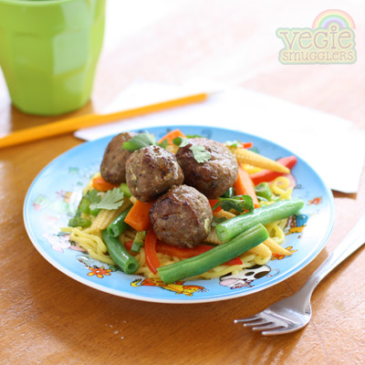 vegie smugglers plum sauce chinese-style meatballs