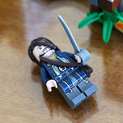 Askew (and just slightly stabby).