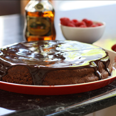 No, it's ok! See! You serve it with raspberries!