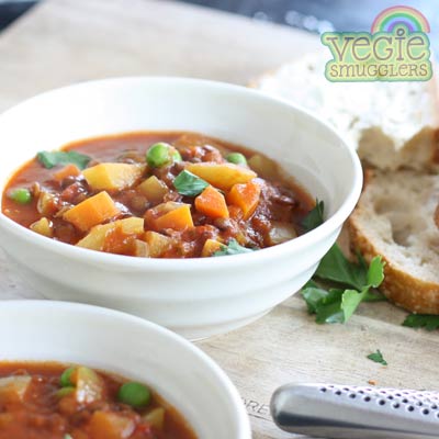 A few lentils to push that chocolate through!