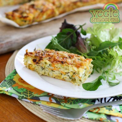 Zucchini slice (vegetarian & gluten free)