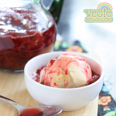 Blitz it if the chunks will frighten your children.