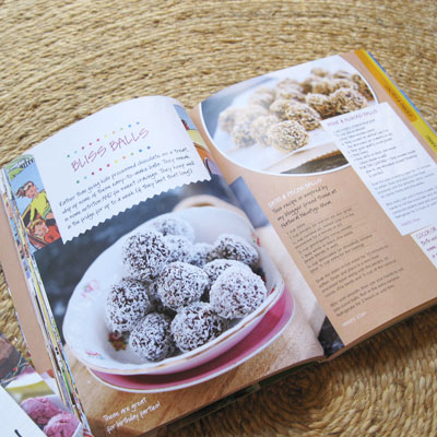 There's a section on basics, then a chapter for snacks and lunchbox items...