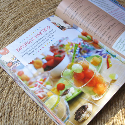 And I finish off with celebrations with recipes for all kinds of dietary needs.