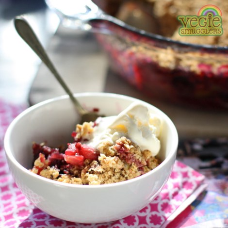 Just quietly - this apple & berry crumble is a bit yummier than the one my granny used to make!