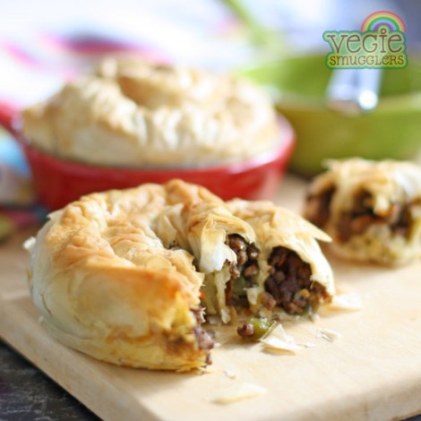 meat & vegetable burek