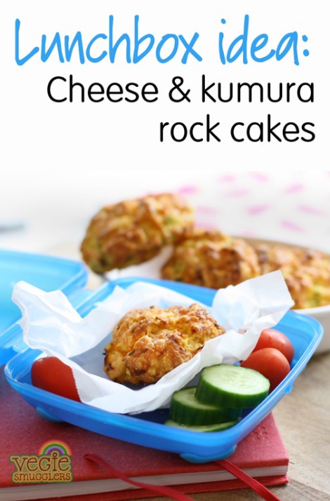 healthy lunchbox ideas - cheese and veggie savoury rock cakes