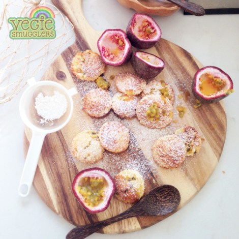 vegie smugglers passionfruit coconut madeleines