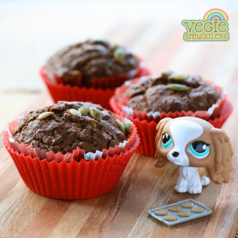 chocolate seed muffins lunchbox