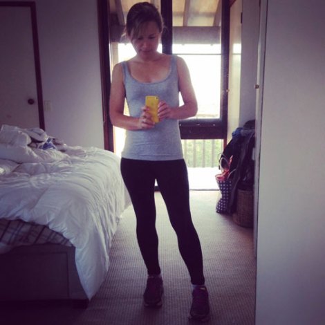 Urgh! I know! An exercise selfie....